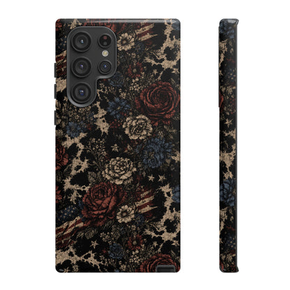 USA Cowhide Bloom Tough Case