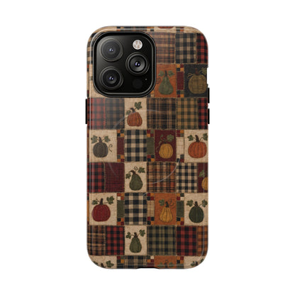 Plaid Pumpkin Magnetic Case