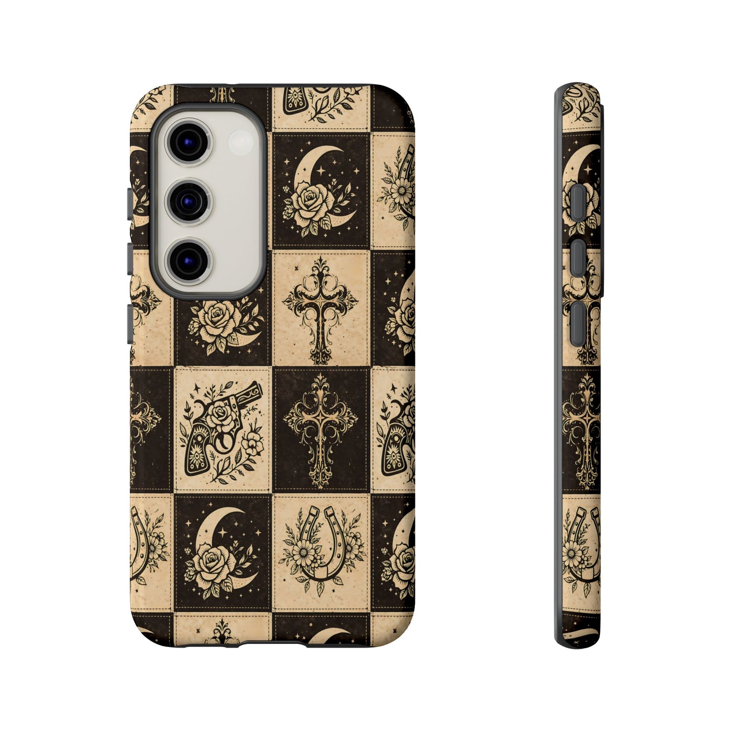 Western Patchwork Icons Tough Case