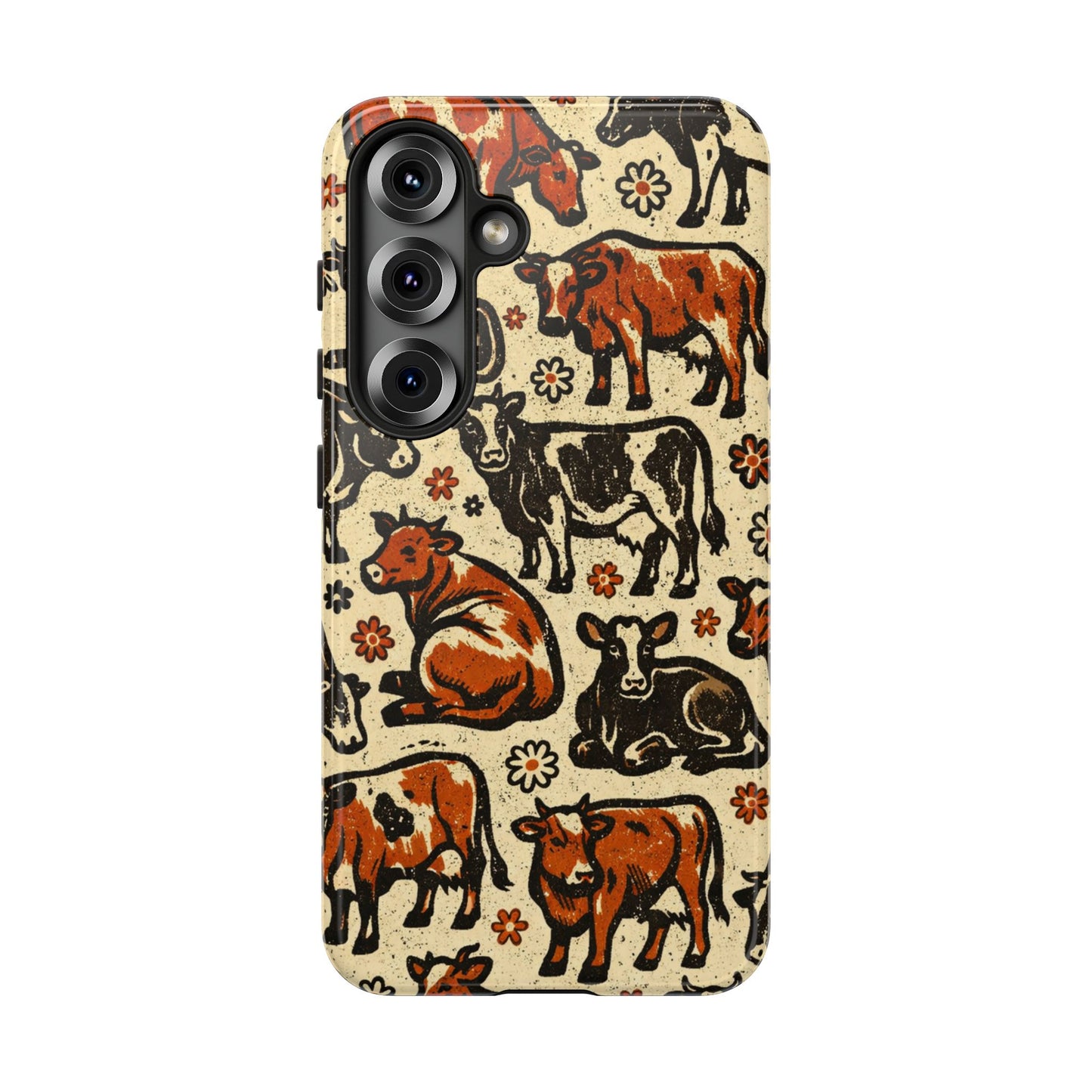 Retro Cows Tough Case