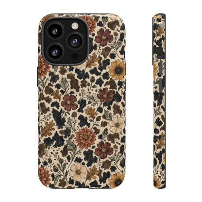Autumn Cowhide Bloom Tough Case