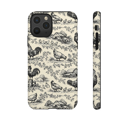 Toile Chickens Tough Case