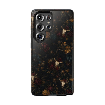Bull Skull Bloom Tough Case
