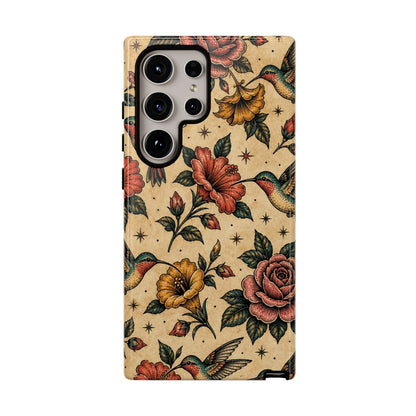 Hummingbird Rose Tough Case