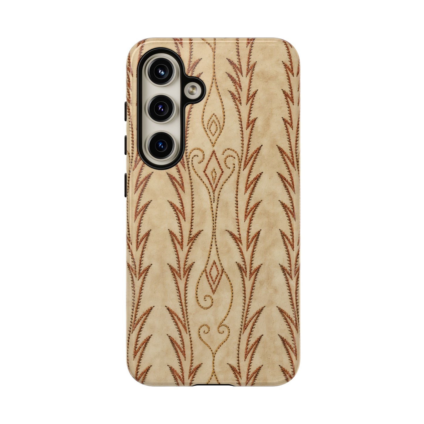Boot Stitch Cream Tough Case
