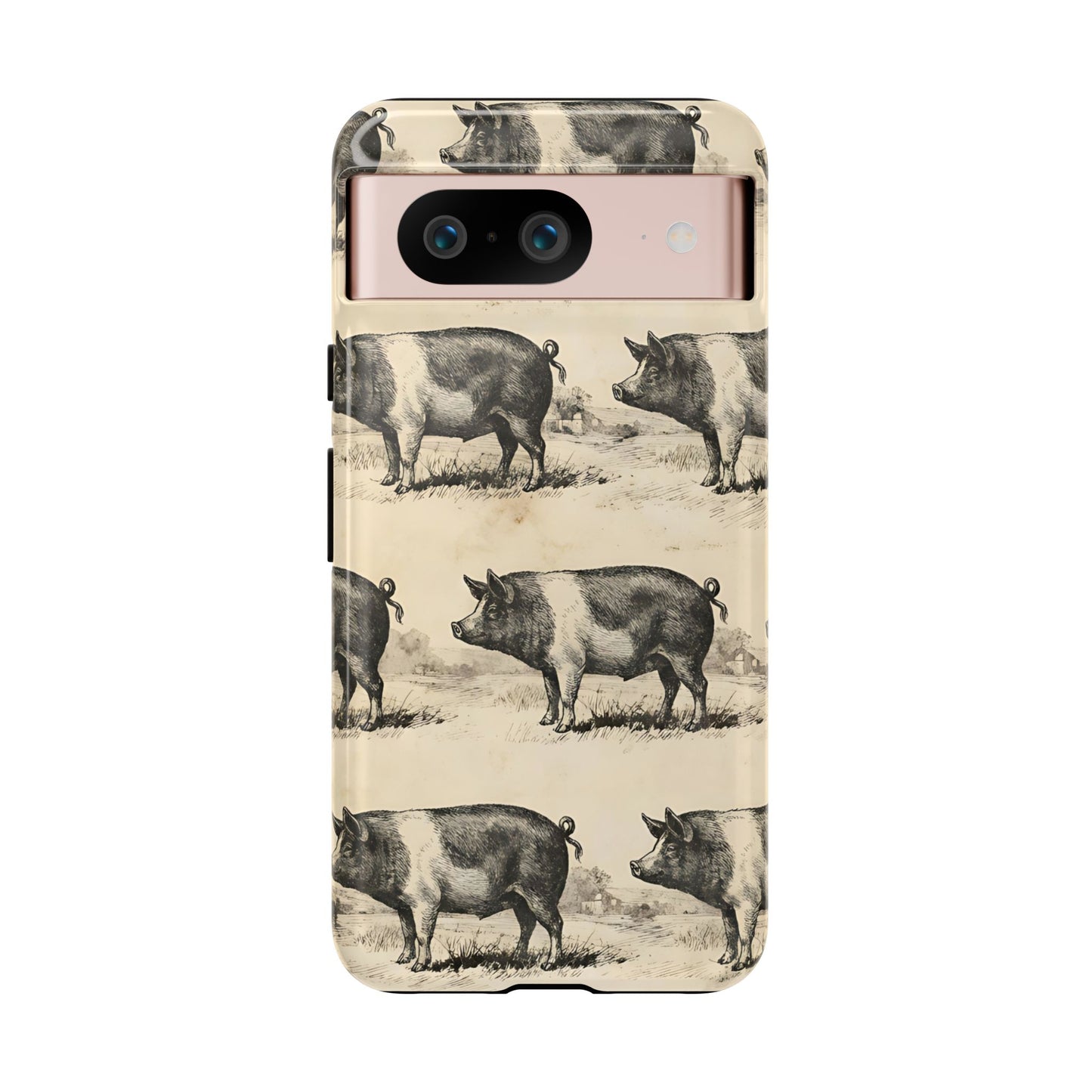 Vintage Pigs Tough Case
