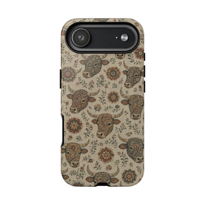 Folk Longhorn Tough Case
