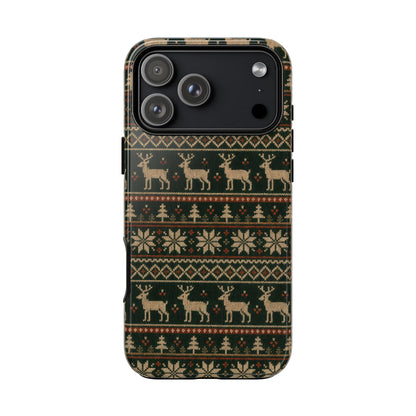 Fair Isle Deer Tough Case