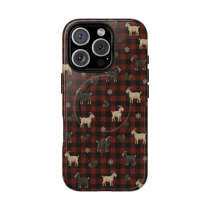 Buffalo Check Goats Magnetic Case