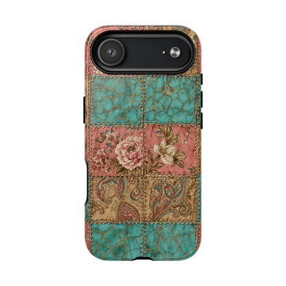 Turquoise Paisley Magnetic Case