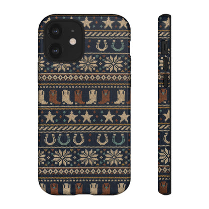 Fair Isle Boots Tough Case