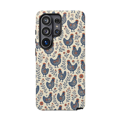 Folk Hens Tough Case
