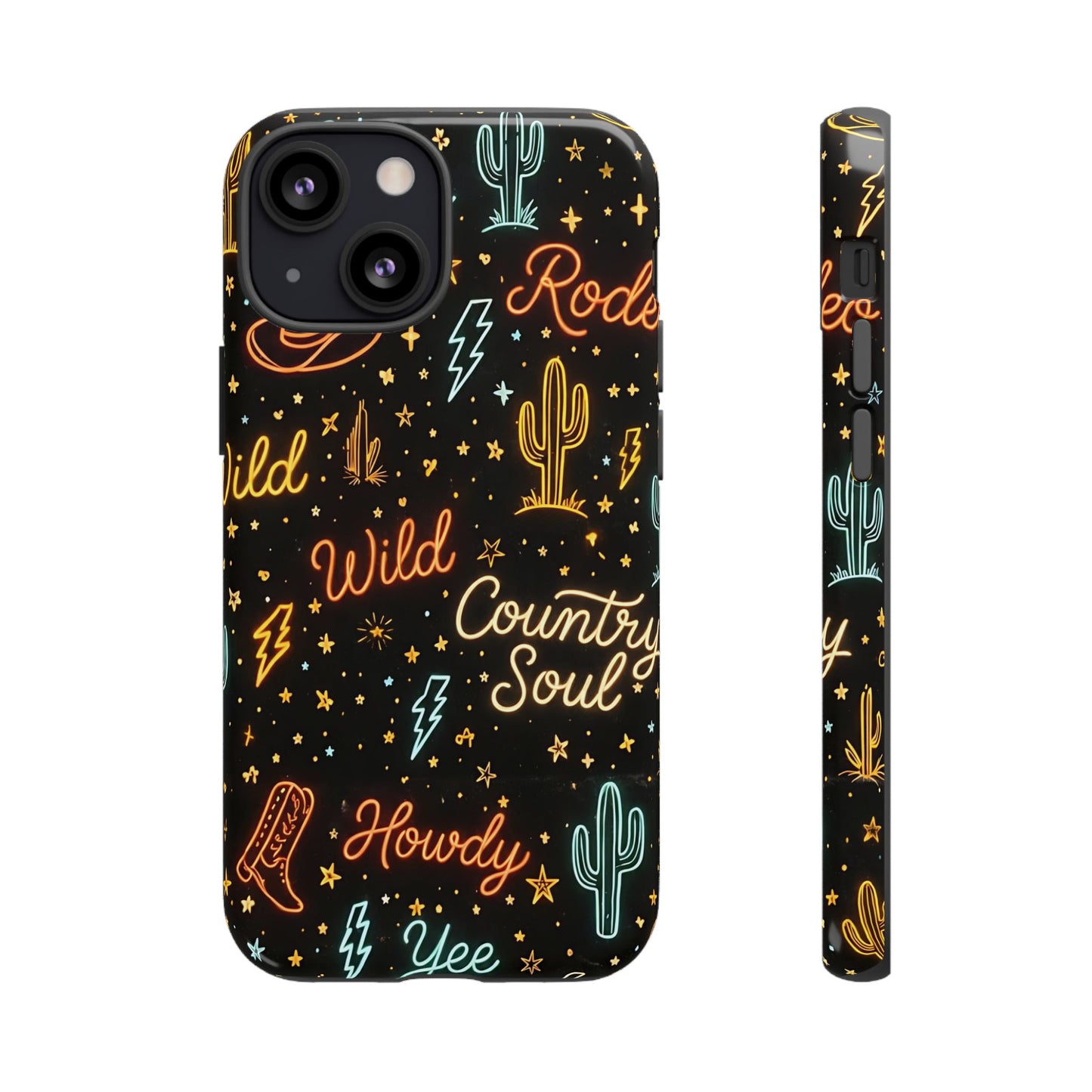 Neon Western Script Tough Case