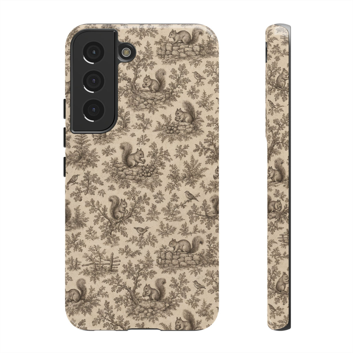 Squirrel Toile Tough Case