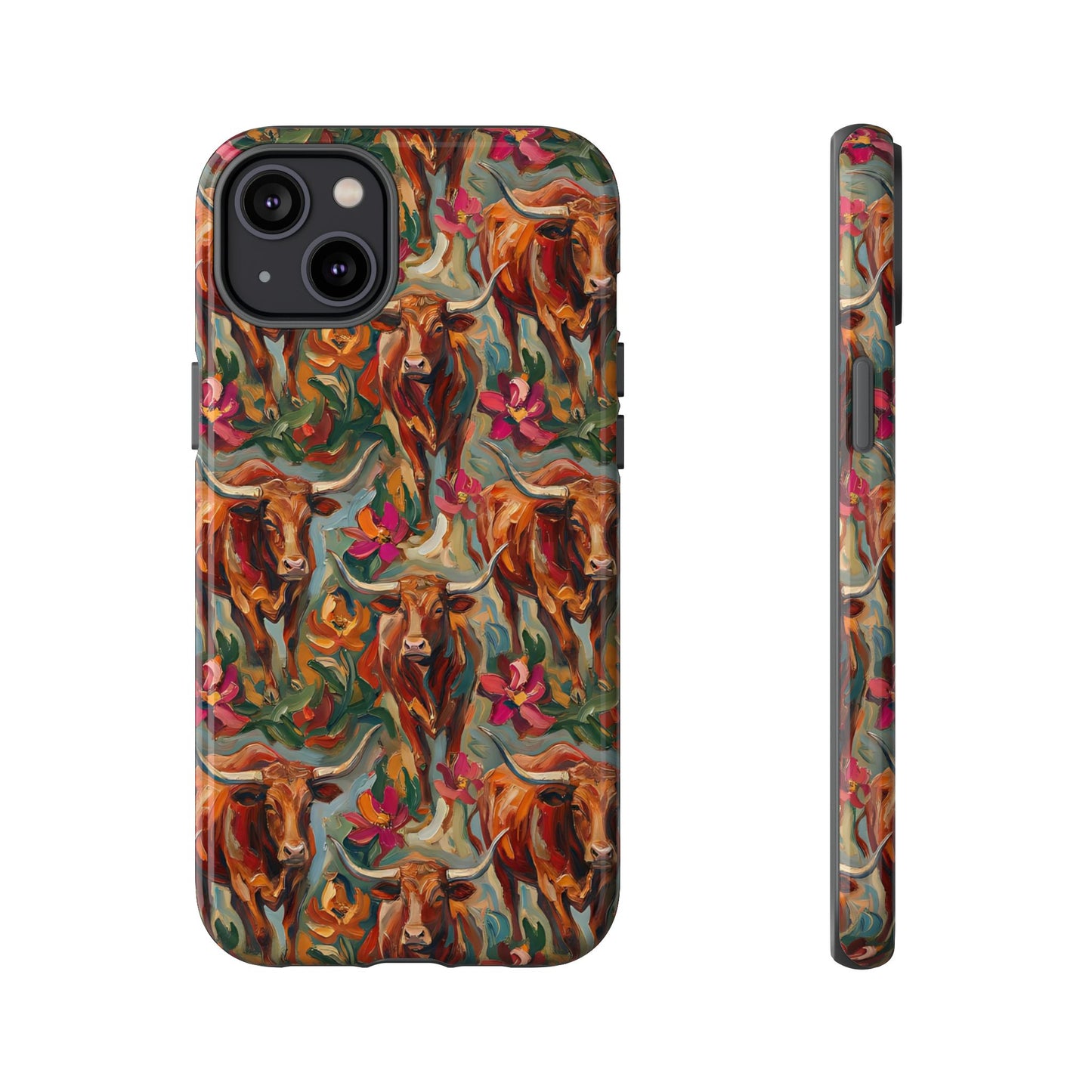 Painted Longhorns Tough Case