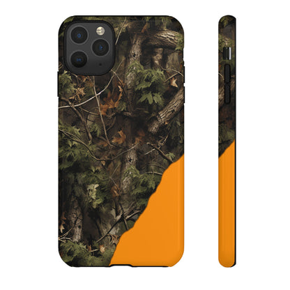 Torn Camo Orange Tough Case