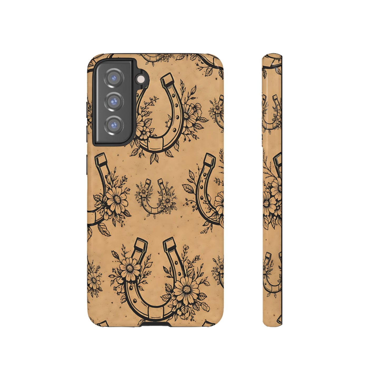Floral Horseshoes Tough Case