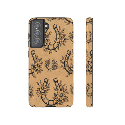 Floral Horseshoes Tough Case
