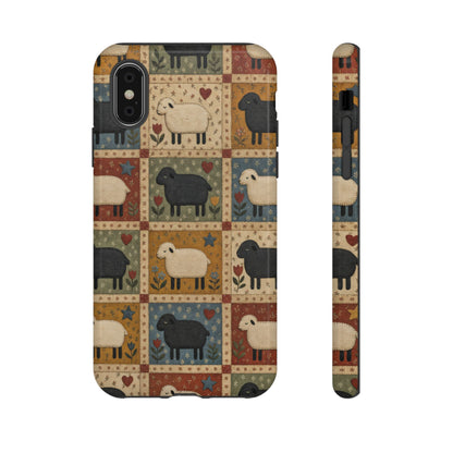 Sheep Quilt Tough Case