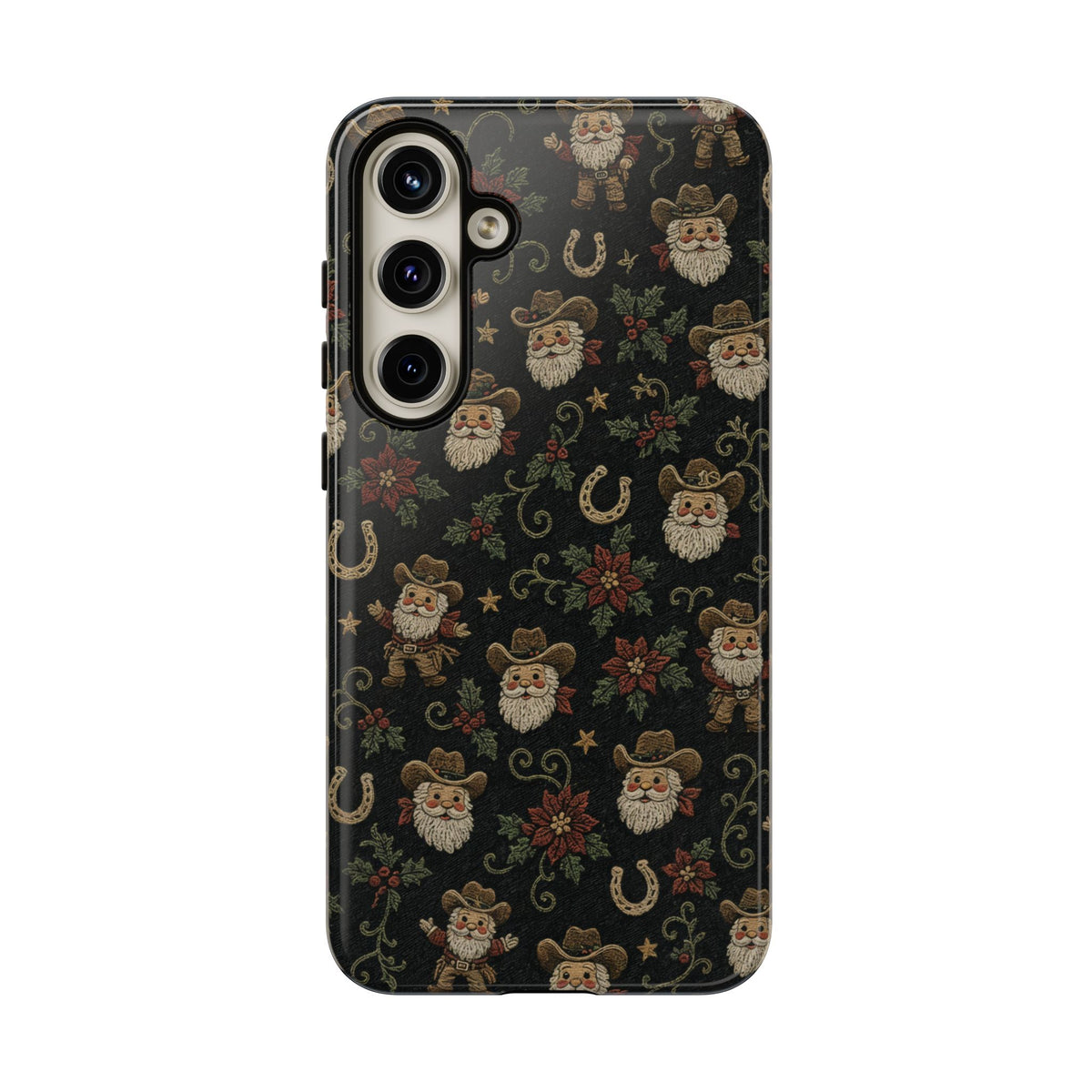 Stitched Cowboy Santa Tough Case