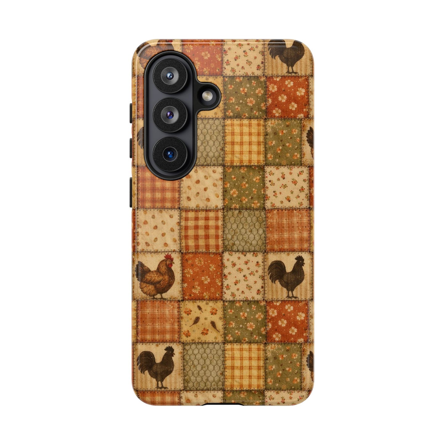 Chickens Patchwork Tough Case