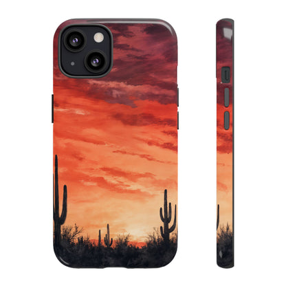 Desert Sunset Swaths Tough Case