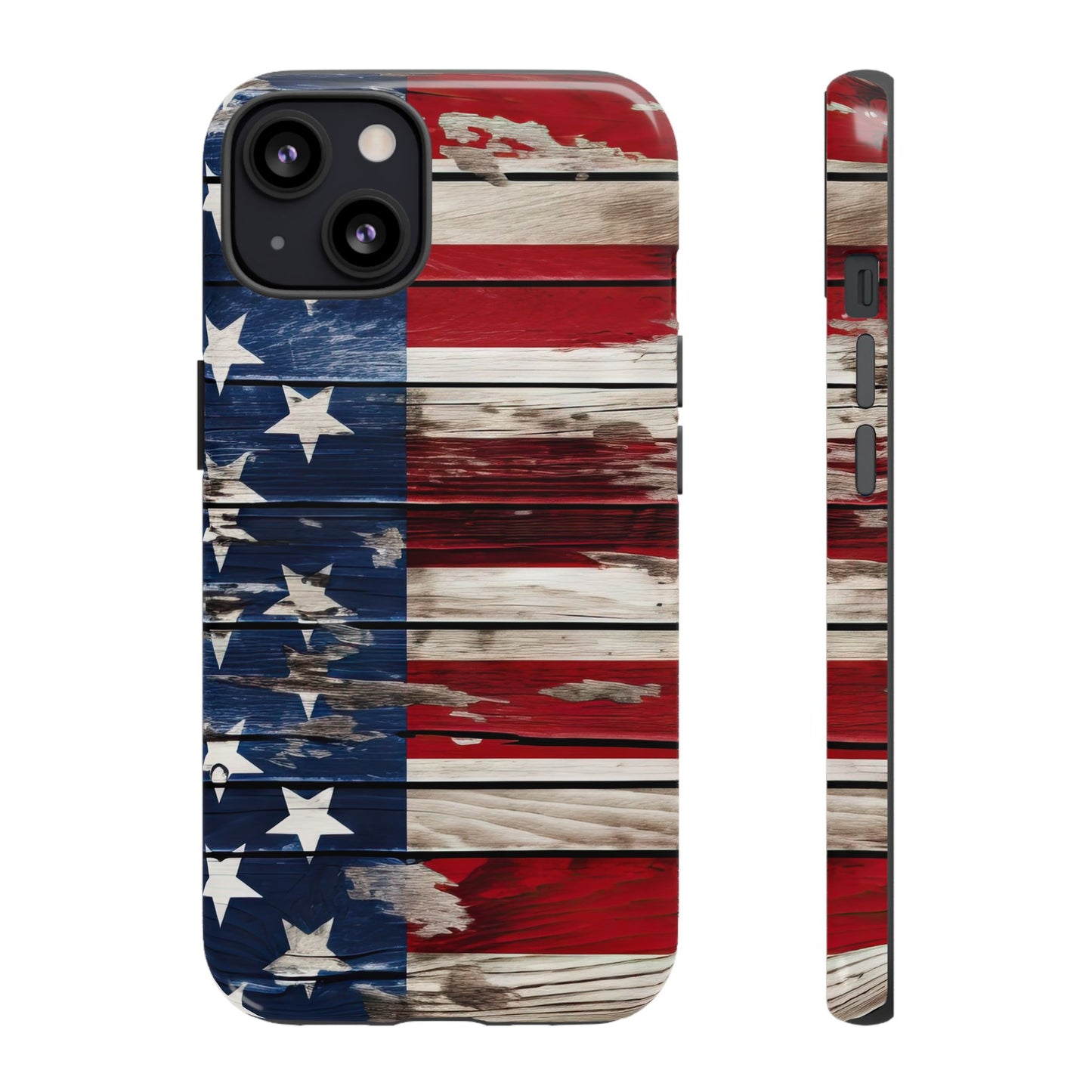 Wood Stars Stripes Tough Case