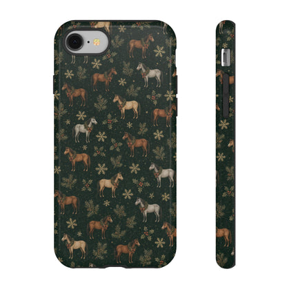 Evergreen Horses Tough Case