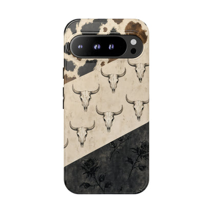 Bull Skull Rose Tough Case