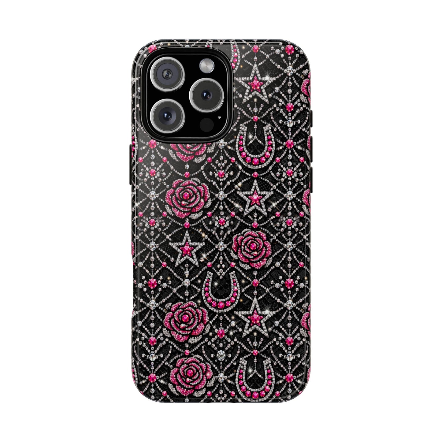 Rhinestone Rose Tough Case