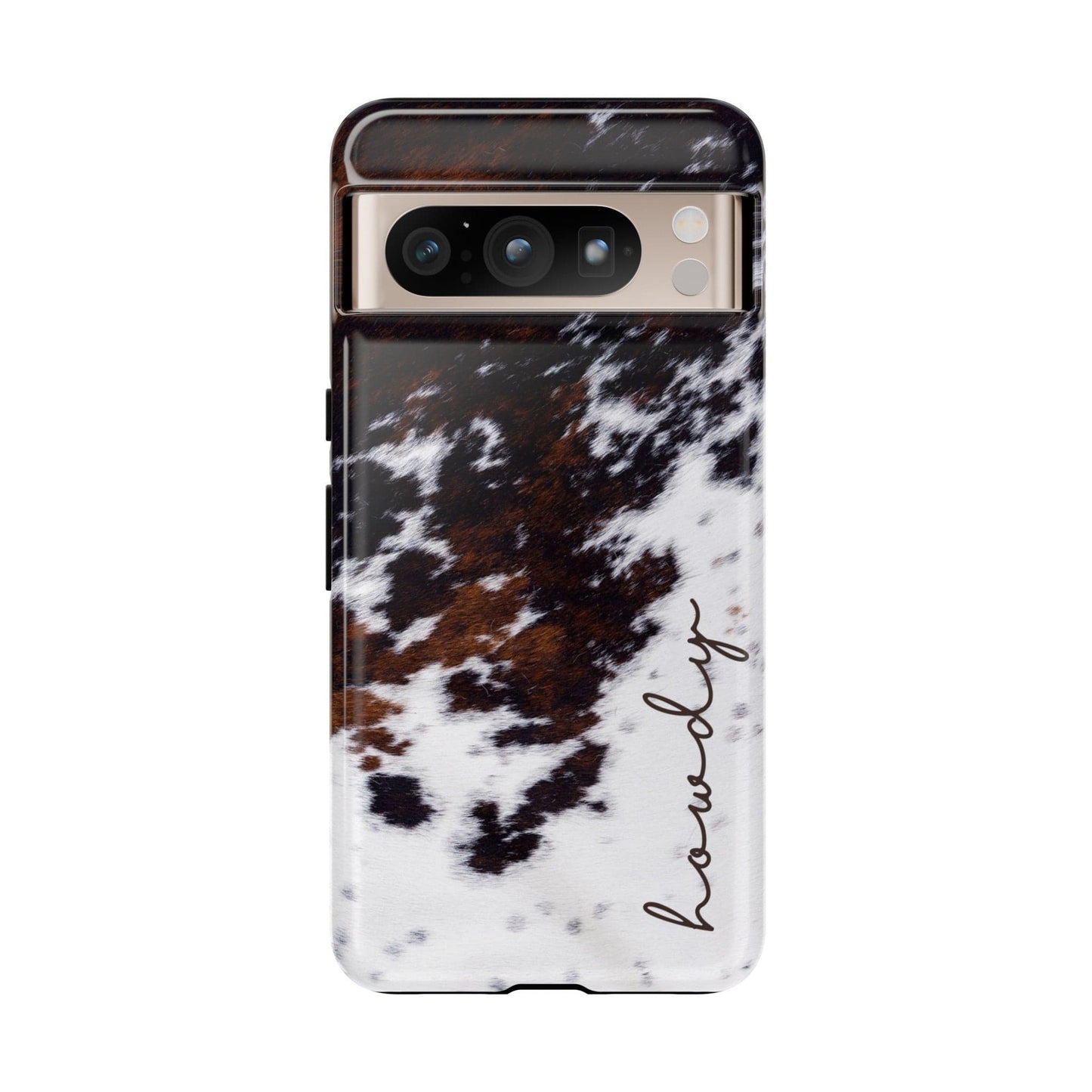 Howdy Cowhide Phone Case