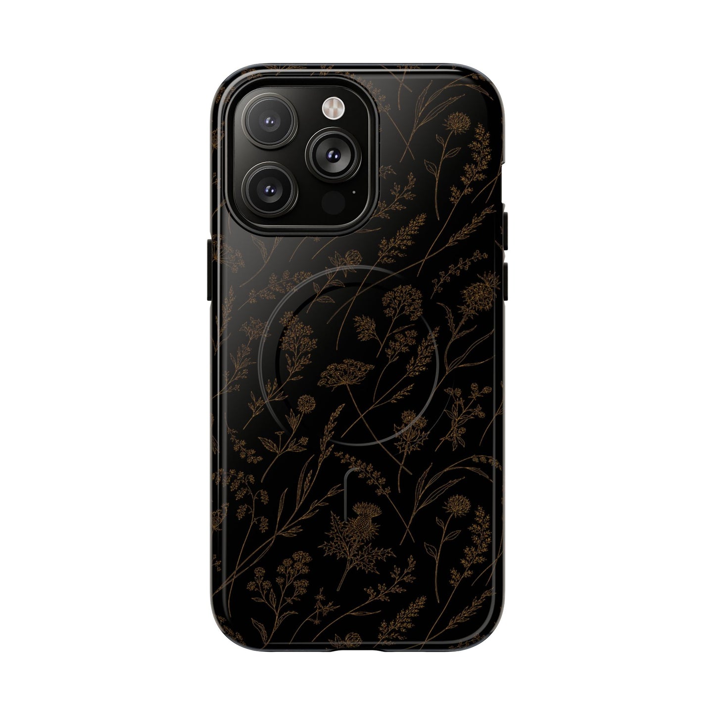 Gold Wildflowers Magnetic Case