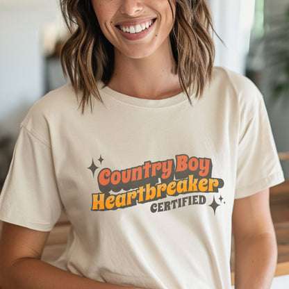 Country Boy Heartbreaker Certified T-shirt