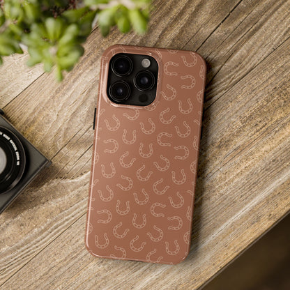 Rust Horseshoe Phone Case