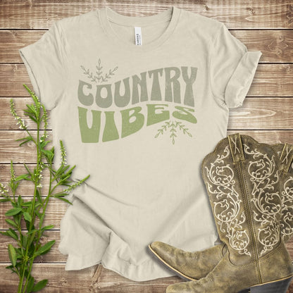 Country Vibes Retro T-shirt