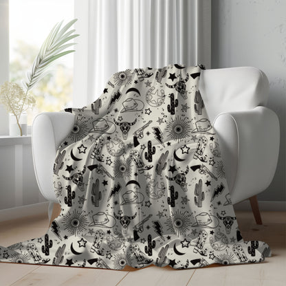 Western Doodles Blanket