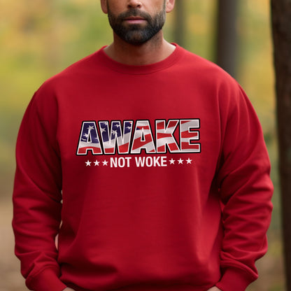 Awake Not Woke Sweatshirt