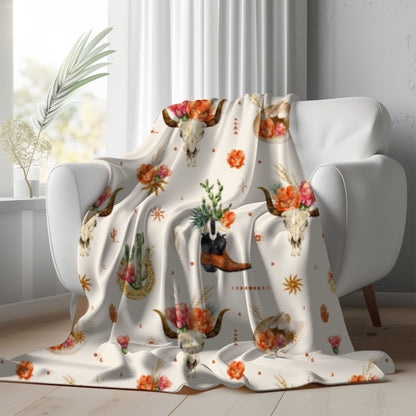 Western Floral Blanket