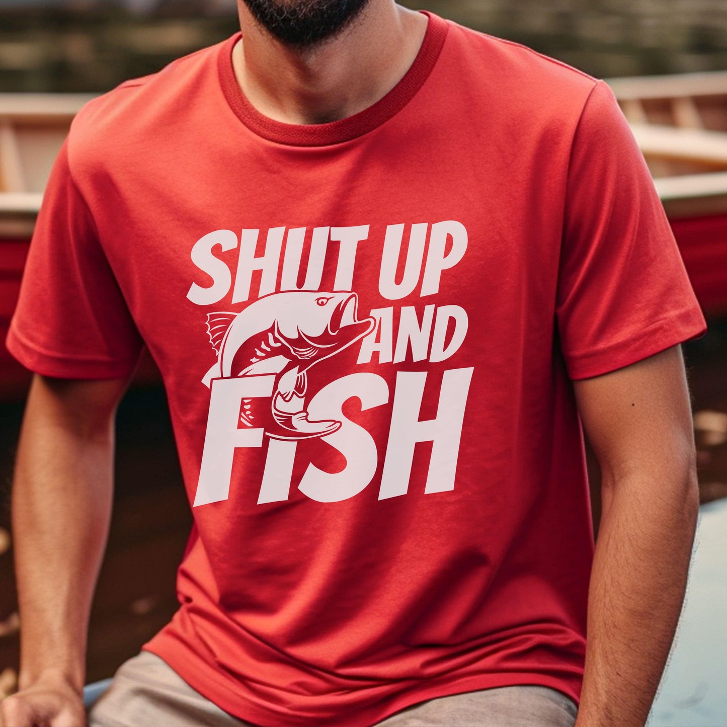 Shut Up and Fish T-shirt