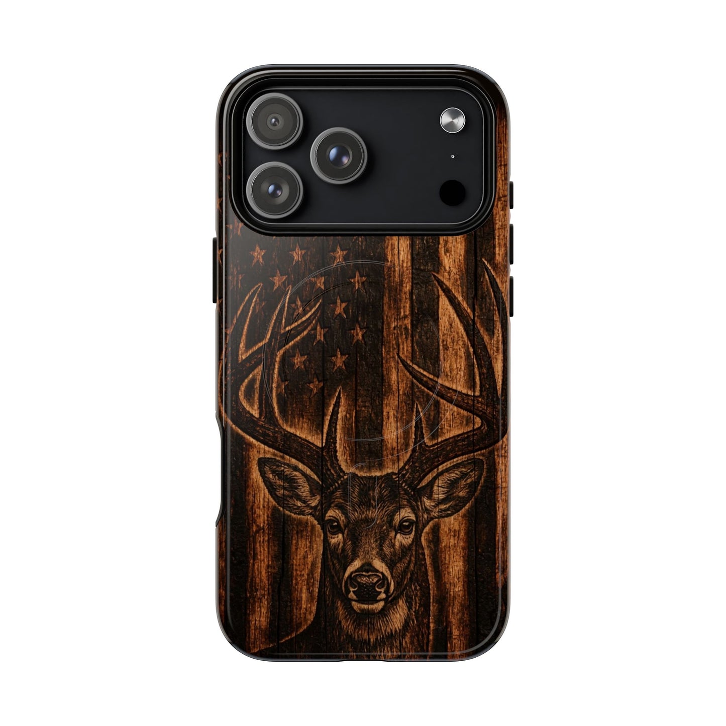 Carved Buck Magnetic Case