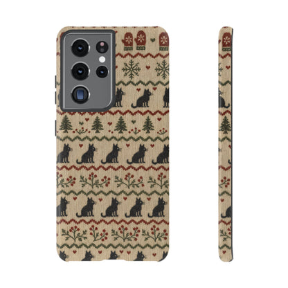 Black Cat Sweater Tough Case