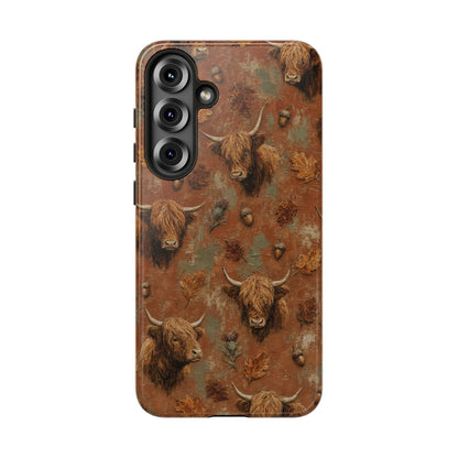 Autumn Highland Cow Tough Case