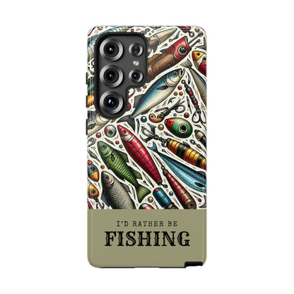 Id Rather Be Fishing Tough Phone Case