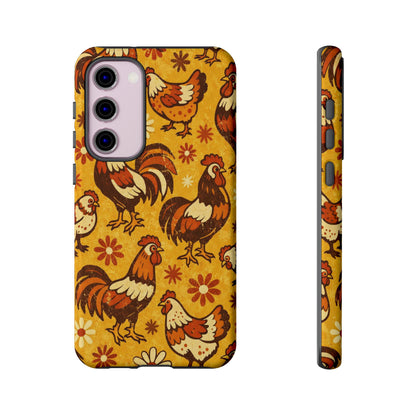 Retro Chickens Tough Case
