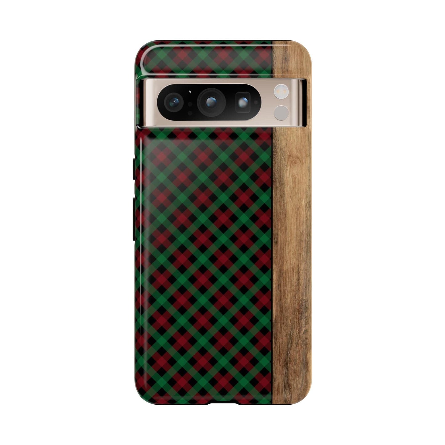 Red Green Plaid Phone Case