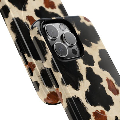 Painted Cowhide Magnetic Case