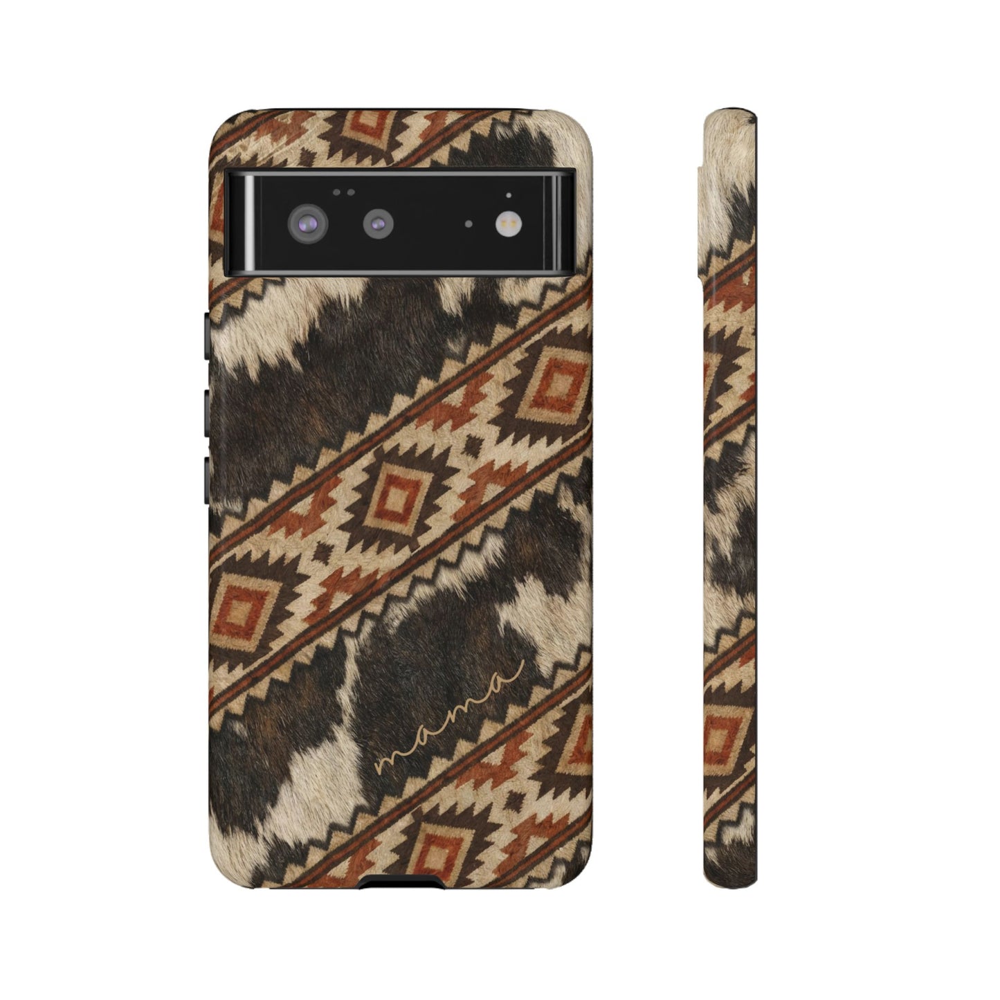 Cowhide Aztec Mama Tough Case