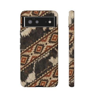 Cowhide Aztec Mama Tough Case