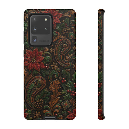 Carved Christmas Paisley Tough Case