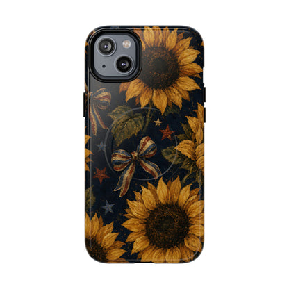 USA Sunflower Magnetic Case